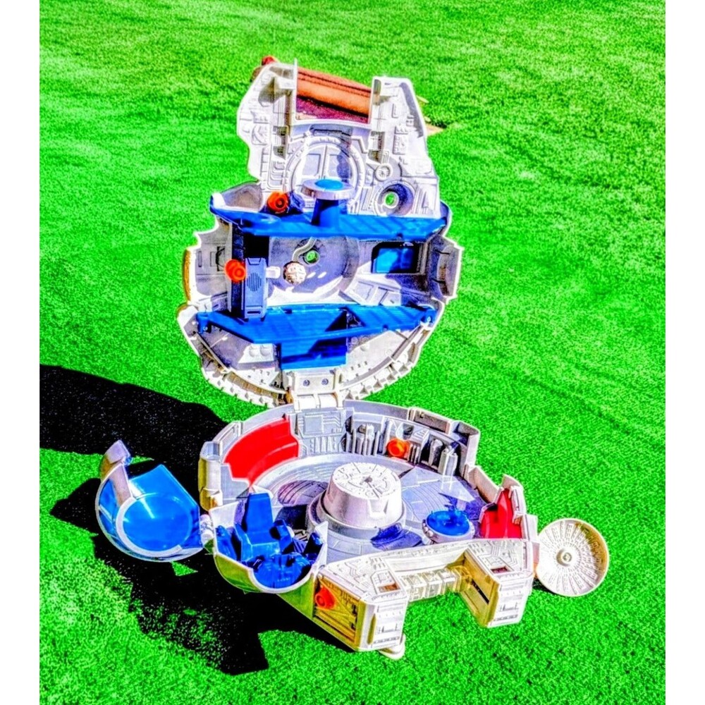 INCOMPLETE Star Wars Playskool Galactic Heroes Millenium Falcon Space Toy GUC